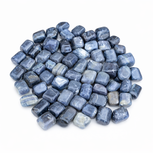 Piedras de iolita natural pulidas, cristal curativo de iolita azul violeta para Reiki, meditación, energía, decoración, venta al por mayor - Product Image 1
