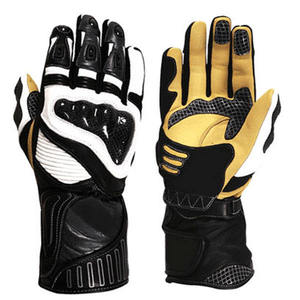 Custom Multi Color Leather Soft Breathable Full Finger Winter Outdoor Motorbike <b>Gloves</b> OEM Protective Racing Sports <b>Gloves</b> - Product Image 1