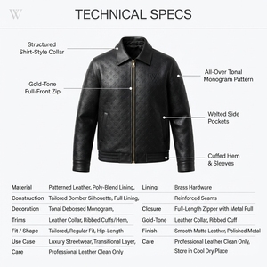 OEM Custom <b>Black</b> Cotton Canvas Denim Workwear <b>Jacket</b> Men Streetwear Monogram Print Leather Collar Brass Hardware <b>Chore</b> Coat 280 - Product Image 5