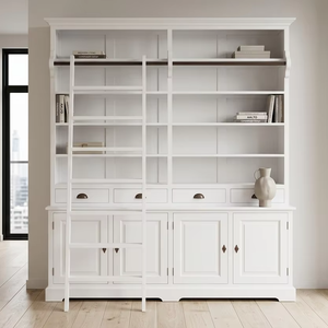 Adiloka - Mueble de Madera Ecológico y Duradero, Diseño Escandinavo, Acabado Natural, Mueble de Almacenamiento Multiusos para Sala de Estar - Product Image 1