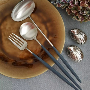resin cutlery <b>spoon</b> fork knife serving <b>spoon</b> dinner fork <b>table</b> knife kitchen <b>spoon</b> food cutlery resin set time 2 decor - Product Image 1