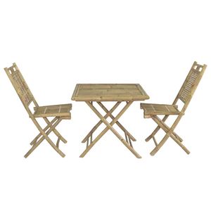 Juego de Mesa y Sillas de Bambú de la Mejor Calidad, Muebles de Bambú Natural Hechos a Mano y Sostenibles para Interiores y Exteriores - Product Image 2