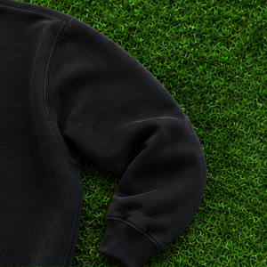 Sweat-shirt à capuche en molleton noir de qualité supérieure, couleur unie, manches régulières, vêtement d'hiver unisexe, logo personnalisé - Product Image 4