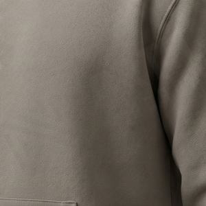 Sweat-shirt à capuche oversize en coton uni brodé, personnalisable avec impression, respirant, vente en gros, couleur personnalisée - Product Image 5