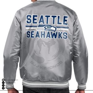 Chaqueta Bomber Vintage de Satén con Parches, Unisex, con Logotipo Personalizado Bordado, Chaqueta Varsity Oversize, Diseño con Parches, Estilo Urbano, OEM - Product Image 6