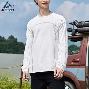 Chemises à manches longues pour hommes très demandées, chemises élégantes à coupe ajustée en blanc, vêtements décontractés pour l'extérieur, t-shirts pour hommes - Product Image 6