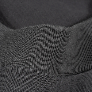 Camiseta Corta de Punto sin Mangas para Hombre, Cuello Redondo, Color Negro Sólido, Corte Regular Informal - Product Image 6