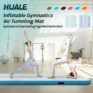Colchoneta Inflable para Gimnasia de 3m, 4m, 5m, 6m, 8m, 10m, 12m, <span class=keywords><strong>15m</strong></span>, con Tecnología DWF Drop Stitch, para Gimnasio en Casa, Cheerleading, Yoga, con Certificación CE, Personalizable - Product Image 2