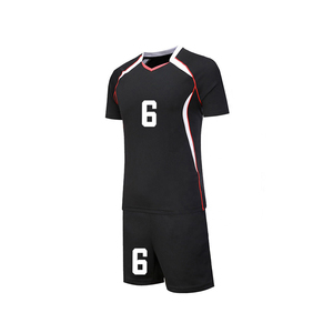 Tenue de volley-ball athlétique haut de gamme, maillot et short personnalisés avec logo d'équipe, équipement respirant pour les matchs de ligue - Product Image 2