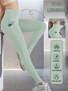 Stretch Training Leggings for Women's <b>Exercise</b> Practice and Comfortable Everyday Wear - Product Image 2