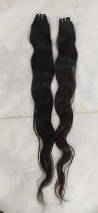 100% extensions de cheveux humains droits naturels-paquets de cheveux indiens bruts sans produit chimique sans emmêlement cheveux d'un seul donneur - Product Image 3