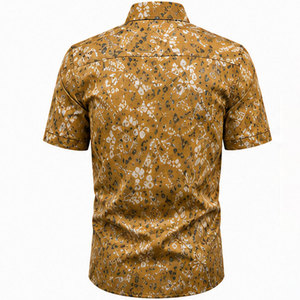 Men's Printed Long Sleeve Shirt with High Quality Fabric and Elegant Fashion Pattern <b>for</b> Modern <b>Wardrobe</b> - Product Image 2