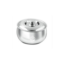 Ollas para Sopa de Acero Inoxidable Hechas a Mano, Modernas y de Venta Caliente, Compatibles con Cocina de Inducción, Acabado Antiadherente con Cobre, Aptas para Lavavajillas - Product Image 1