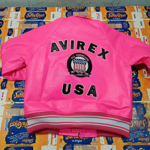 <b>Men</b> Avirex Leather <b>Jacket</b> Genuine Cowhide Winter <b>Bomber</b> Streetwear Embroidery Coat Wholesale Leather <b>Jackets</b> - Product Image 5