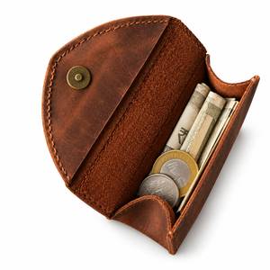 Portefeuille vintage en cuir PU fait main, porte-clés, porte-monnaie, enveloppe à fermeture boutonnée, porte-cartes unisexe - Product Image 4