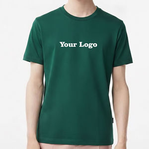 Vêtements d'été de qualité supérieure, coupe ample, manches classiques, streetwear écologique, style hip-hop, impression sérigraphique personnalisée, 100% coton - Product Image 1