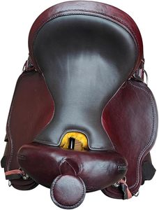 Custom Made 100% Cow Leather Jumping Horse Roper Saddle English Trail Saddles For Horse Riding Hand Curved Manufacturer - Product Image 4