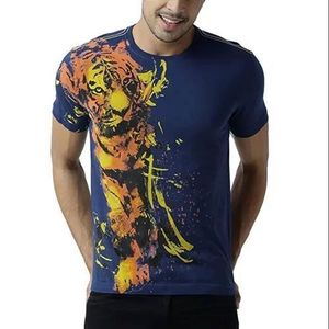 T-shirt imprimé pour homme BoldWear, design créatif, matière légère, coupe décontractée, mode jeune, haut pour tous les jours - Product Image 2