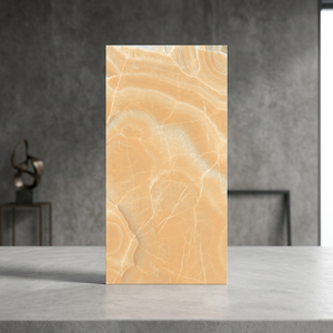 Carreaux de sol et de mur en porcelaine polie brillante Honey Onyx 800x1600mm, design céramique haute brillance, vente en gros - Product Image 2