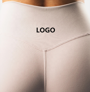 Leggings de yoga sans couture pour femmes, taille mi-haute, effet push-up, en Spandex/Nylon, couleur unie, respirants, vêtements de sport de haute qualité, vente chaude - Product Image 2