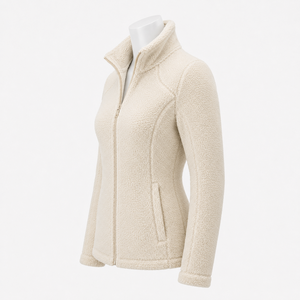 Chaqueta Acolchada Polar Sherpa para Mujer, Reversible, Ecológica, Textura Afelpada, Acogedora, Cortavientos, Corte Holgado, para Caminatas de Invierno, Viajes y Actividades al Aire Libre - Product Image 2