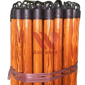 Máquina para fabricar palos de escoba de madera con revestimiento de PVC, respetuosa con el medio ambiente, 2 en 1, para uso doméstico, recogedor, fregona, bolsa empaquetada suave - Product Image 1