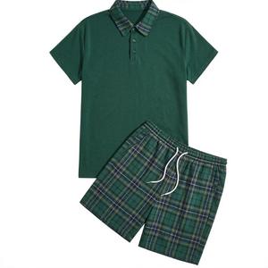 Conjuntos de Verano para Hombre al por Mayor, 2 Piezas, Camiseta y Pantalones Cortos, Secado Rápido, Ropa de Algodón de Alta Calidad, Cómoda de Usar - Product Image 4