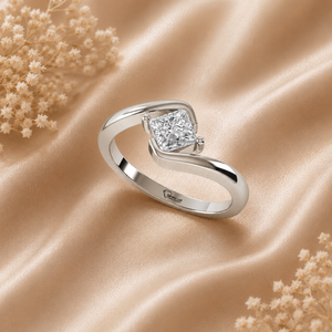 Anillo de Diamante Cultivado en Laboratorio con Corte Princesa, Plata 925, Anillos de Oro de 9kt, 14kt, 18kt para Joyería Femenina, Anillos de Compromiso - Product Image 1