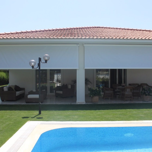 Pérgola Bioclimática de PVC de Lujo, Ecológica, Elegante y Moderna, con Techo Ajustable Motorizado, Iluminación LED y Estructura de Aluminio - Product Image 4