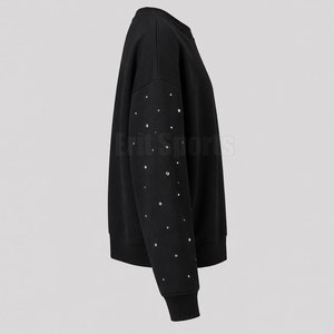 Sudadera de Invierno de Alta Calidad para Hombre, con Pedrería, de Forro Polar, Corte Regular, Manga Larga, Diseño Personalizado - Product Image 4
