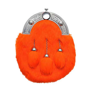 Nuevo Sporran de Piel de Conejo Personalizado 2022, Hecho Profesionalmente con Logotipo y Diseño en Tela Pegada en la Parte Delantera - Product Image 6