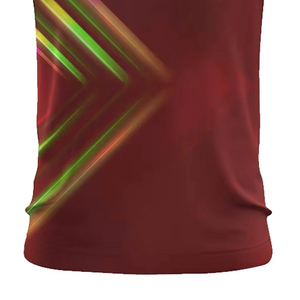 Maillot de sport pour homme à manches courtes en polyester respirant et léger, avec impression numérique professionnelle de logo personnalisé, col premium, pour équipe sportive - Product Image 3