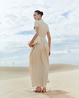 Nouvelle collection Robe décontractée pour femmes ELORIA SHIRT-COLLAR MIDI DRESS Robes à manches courtes pour femmes Robes élégantes tendance pour femmes Vêtements pour femmes