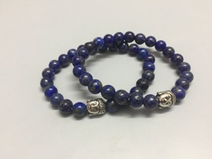 Bracelet en pierres précieuses de lapis-lazuli, bijoux en agate en gros pour cadeau, acheter en ligne chez Amayra Crystals Exports India - Product Image 5