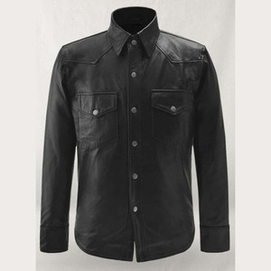 Veste en cuir pour homme en gros, en cuir de vachette véritable, personnalisable OEM, avec logo, qualité supérieure, pour l'hiver, style motard - Product Image 1