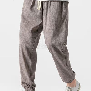 Pantalons de sport pour hommes, tissu léger, coupe décontractée, conçus pour les entraînements en salle, les entraînements en plein air et les loisirs - Product Image 3