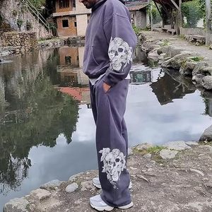 Pantalon de jogging graphique pour homme, style gothique punk streetwear, pour la gym, l'entraînement ou la détente, avec poches - Product Image 4