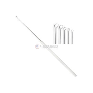 Cureta Buck Ear de 5 3/4 Pulgadas, Recta y Corte Recta, de Acero Inoxidable, Instrumento Quirúrgico ORL para Extracción de Cera de Oído, Instrumentos Médicos - Product Image 1