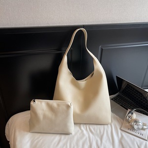 Casual Hobo Bag for Women Soft Shoulder Bags Slouchy Pu Leather Tote Purses for Work Travel Custom Logo Low MOQ Wholesale Price - Product Image 3