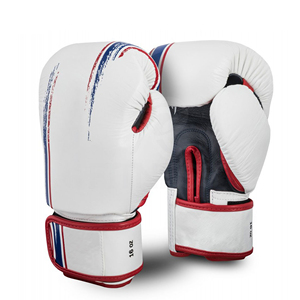 RC Fitness Wear Leather Boxing Gloves Non-Slip Palm Premium Padding Reinforced Wrist <b>Strap</b> Secure Hook Loop Closure Customized - Product Image 6