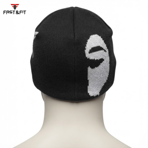 Customizable High Quality Unisex <b>Beanie</b> Hat 100% Cotton <b>Fleece</b> Breathable Waterproof 3D Embroidery Multi-Color Options Latest - Product Image 2