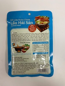Seafood Hotpot Soup Base 180g Sour Spicy Flavor Korean Style Ready to Use Hot Pot Sauce OEM Private Label Bulk Wholesale - Product Image 3