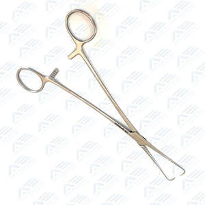 Fórceps uterinos de la mejor calidad, instrumentos de ginecología con acabado Dall, instrumento médico Skene de acero metálico de grado médico - Product Image 3