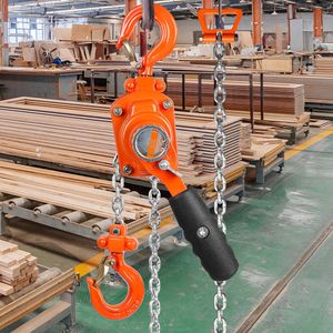 Paranco a Catena Manuale da 1/4 di Tonnellata, Capacità 550 Libbre, 10 Piedi, in Acciaio al Carbonio Zincato G80, Freno a Doppia Zampa Weston, Nuovo, 6 m - Product Image 2