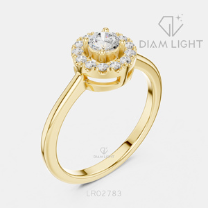 Bague en diamant de laboratoire rond certifié IGI 0,25 carat, or blanc 14 carats, couleur F+, clarté VS+, bague de fiançailles et de mariage pour femme, cadeau - Product Image 6