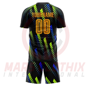 ชุดฟุตบอลราคาสมเหตุสมผล ดีไซน์ล่าสุด เสื้อแขนสั้นและกางเกงขาสั้น จำหน่ายจำนวนมาก - Product Image 3