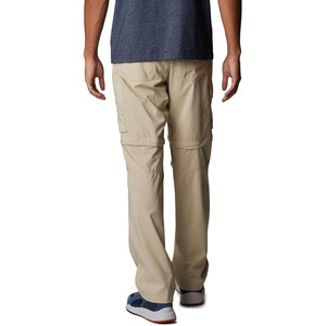 Pantalones de mezcla de algodón suave con cremallera convertible, de calidad duradera, ligeros, transpirables, de corte relajado, estilo moderno y urbano. - Product Image 4