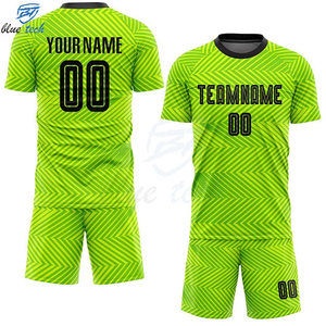 Custom Breathable Soccer Jerseys & Shorts Set Sublimated 100% Polyester OEM Team Football Uniforms - Product Image 5