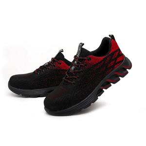 Calzado de Seguridad con Superficie Tejida Estilo Senderismo, con Puntera de Acero para Uso en Fábrica, Comodidad para Estar de Pie por Tiempo Prolongado, Anti-Impactos, Unisex - Product Image 2