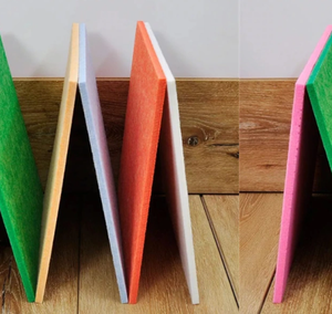 แผ่นผนังอะคูสติกโพลีเอสเตอร์ MDF ลายร่องตรง สำหรับงานศิลปะสถาปัตยกรรม 3 มิติสมัยใหม่ เป็นมิตรกับสิ่งแวดล้อม ใช้สำหรับตกแต่งผนัง ตู้เก็บของ และหุ้มผนัง - Product Image 5